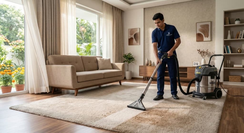 Deep carpet and sofa cleaning service for cleaner homes in Nagpur